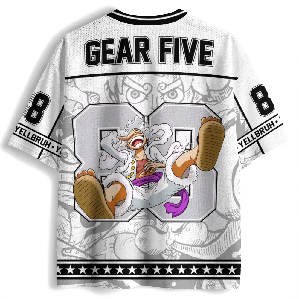 One Piece Luffy Gear 5 Jersey Shirts