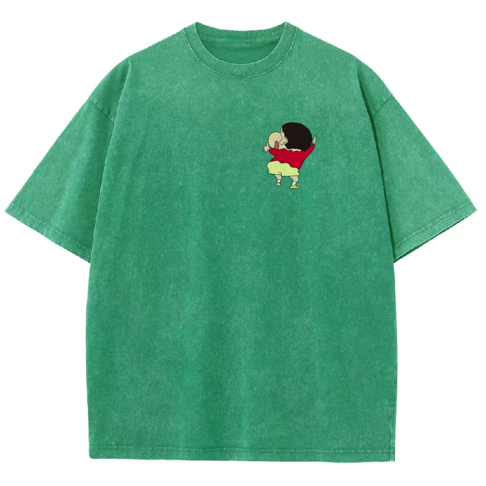 Crayon Shin-chan | Unisex Fit Washed T-Shirt 2601017532