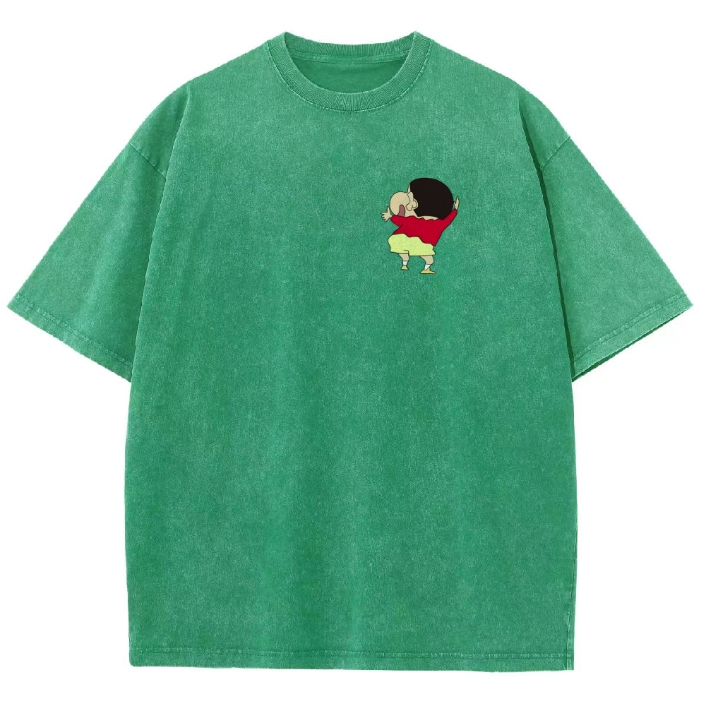 Crayon Shin-chan | Unisex Fit Washed T-Shirt 2601017532