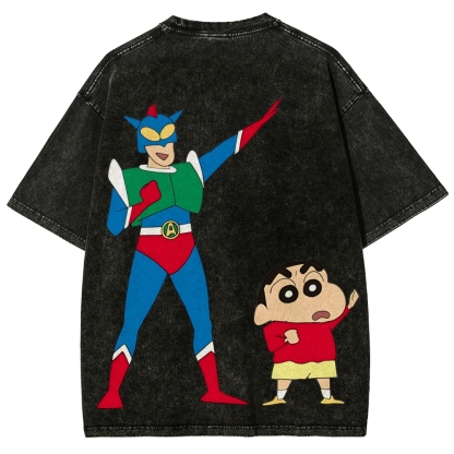 Crayon Shin-chan | Unisex Fit Washed T-Shirt
