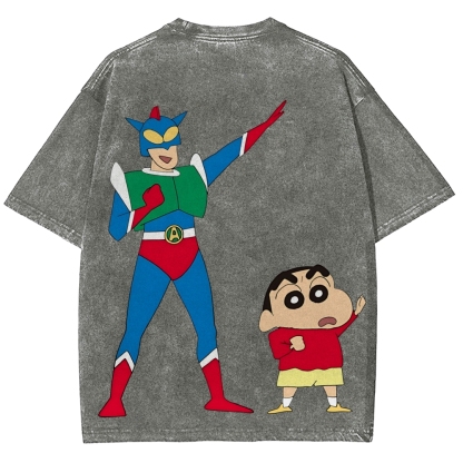 Crayon Shin-chan | Unisex Fit Washed T-Shirt