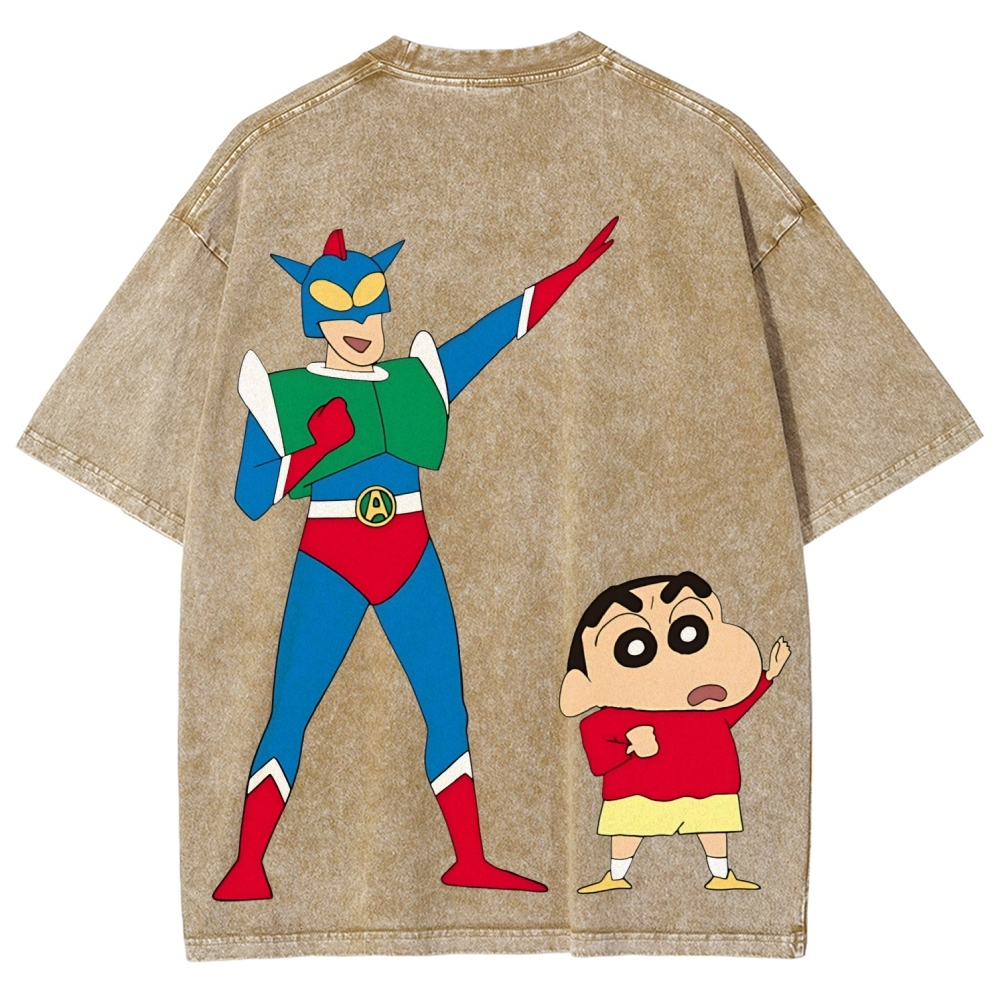 Crayon Shin-chan | Unisex Fit Washed T-Shirt