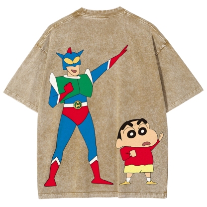 Crayon Shin-chan | Unisex Fit Washed T-Shirt