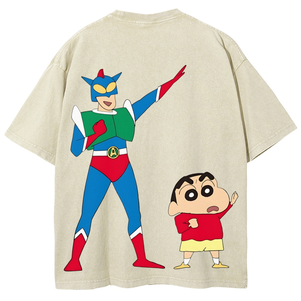 Crayon Shin-chan | Unisex Fit Washed T-Shirt