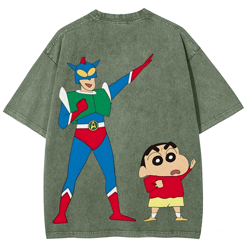 Crayon Shin-chan | Unisex Fit Washed T-Shirt