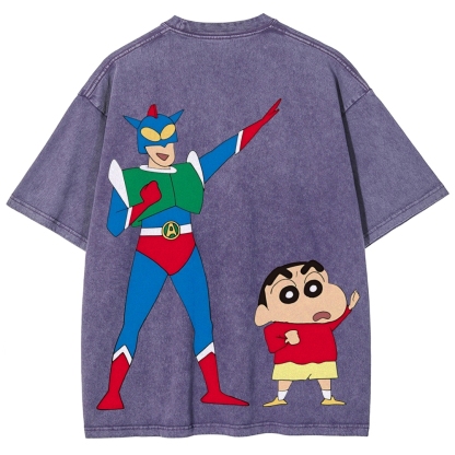 Crayon Shin-chan | Unisex Fit Washed T-Shirt