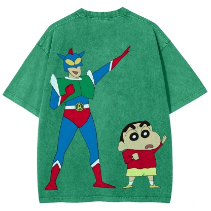 Crayon Shin-chan | Unisex Fit Washed T-Shirt