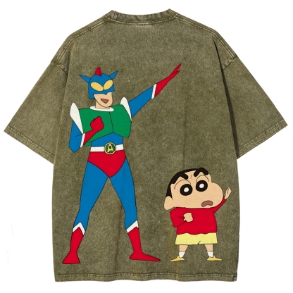 Crayon Shin-chan | Unisex Fit Washed T-Shirt