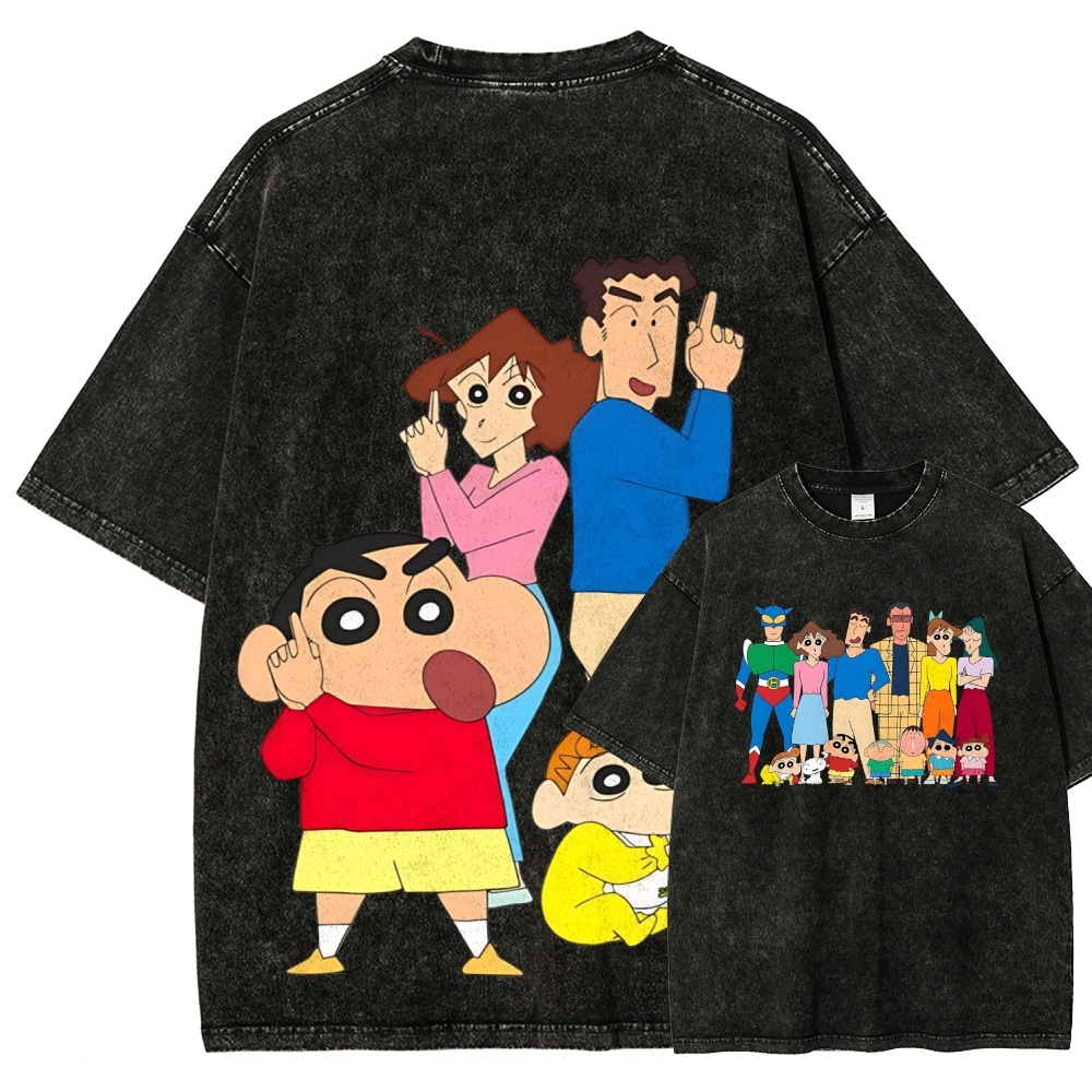 Crayon Shin-chan | Unisex Fit Washed T-Shirt