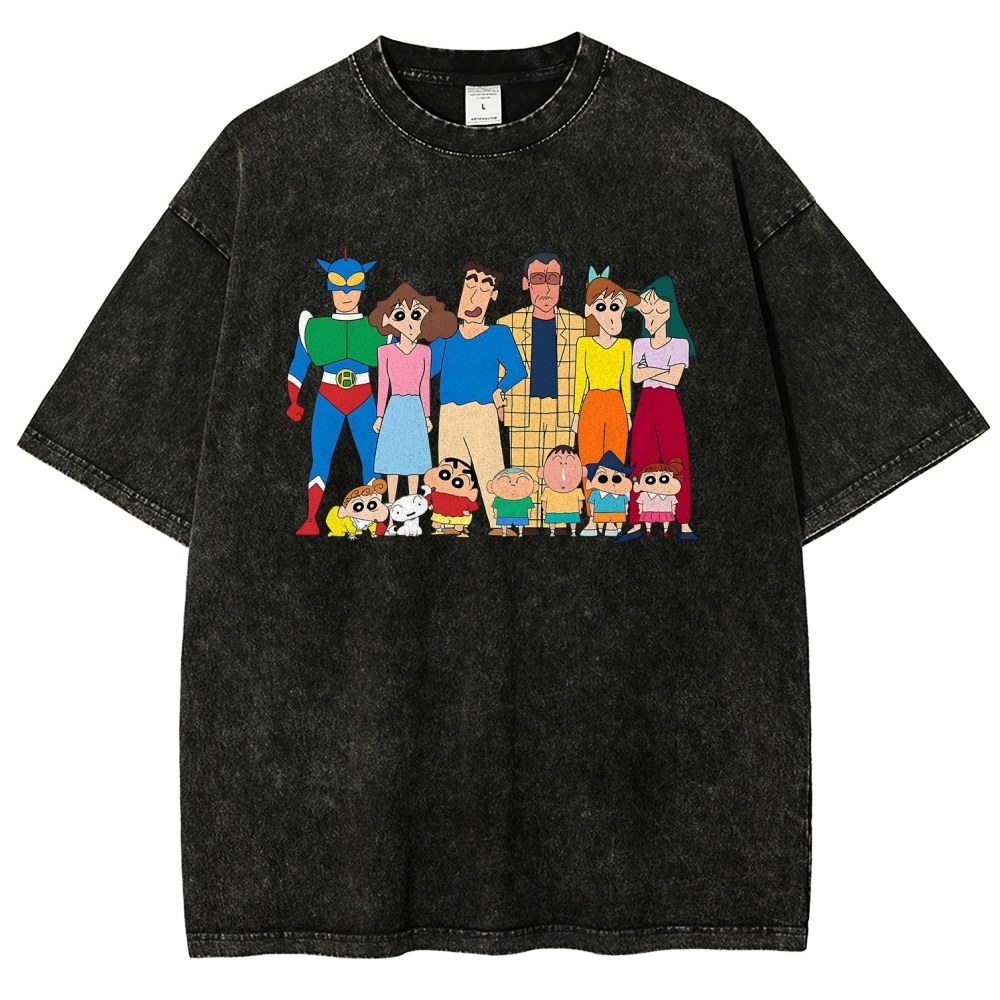 Crayon Shin-chan | Unisex Fit Washed T-Shirt