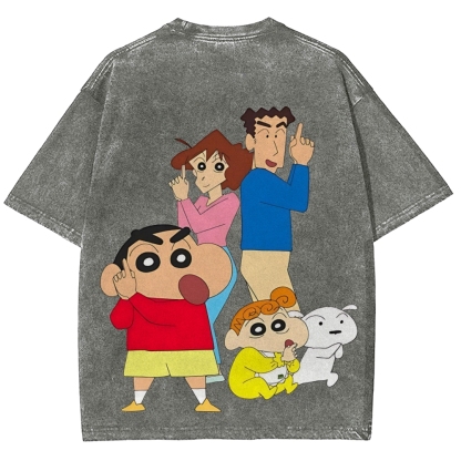 Crayon Shin-chan | Unisex Fit Washed T-Shirt