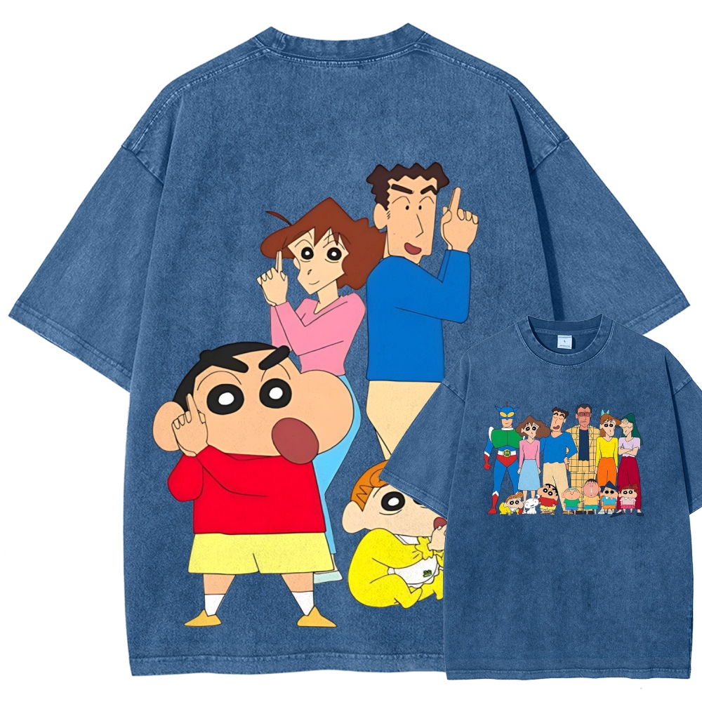 Crayon Shin-chan | Unisex Fit Washed T-Shirt