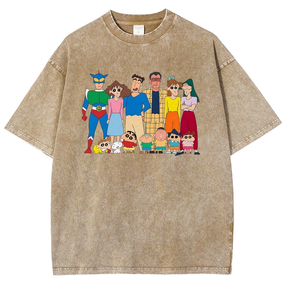 Crayon Shin-chan | Unisex Fit Washed T-Shirt