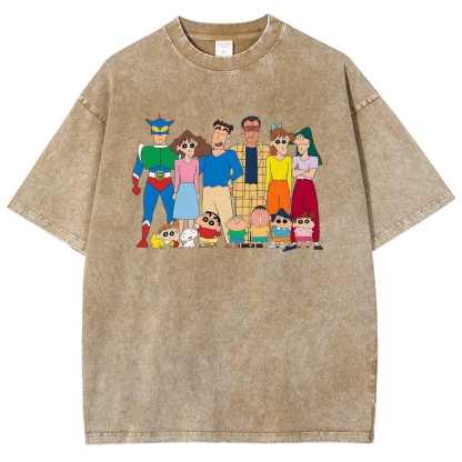 Crayon Shin-chan | Unisex Fit Washed T-Shirt