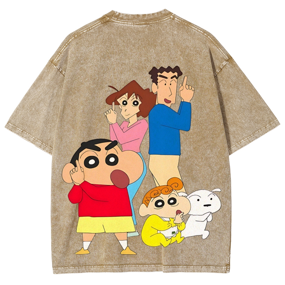 Crayon Shin-chan | Unisex Fit Washed T-Shirt