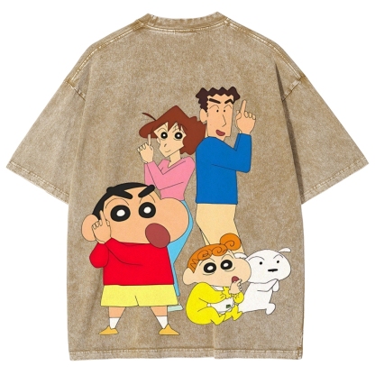 Crayon Shin-chan | Unisex Fit Washed T-Shirt