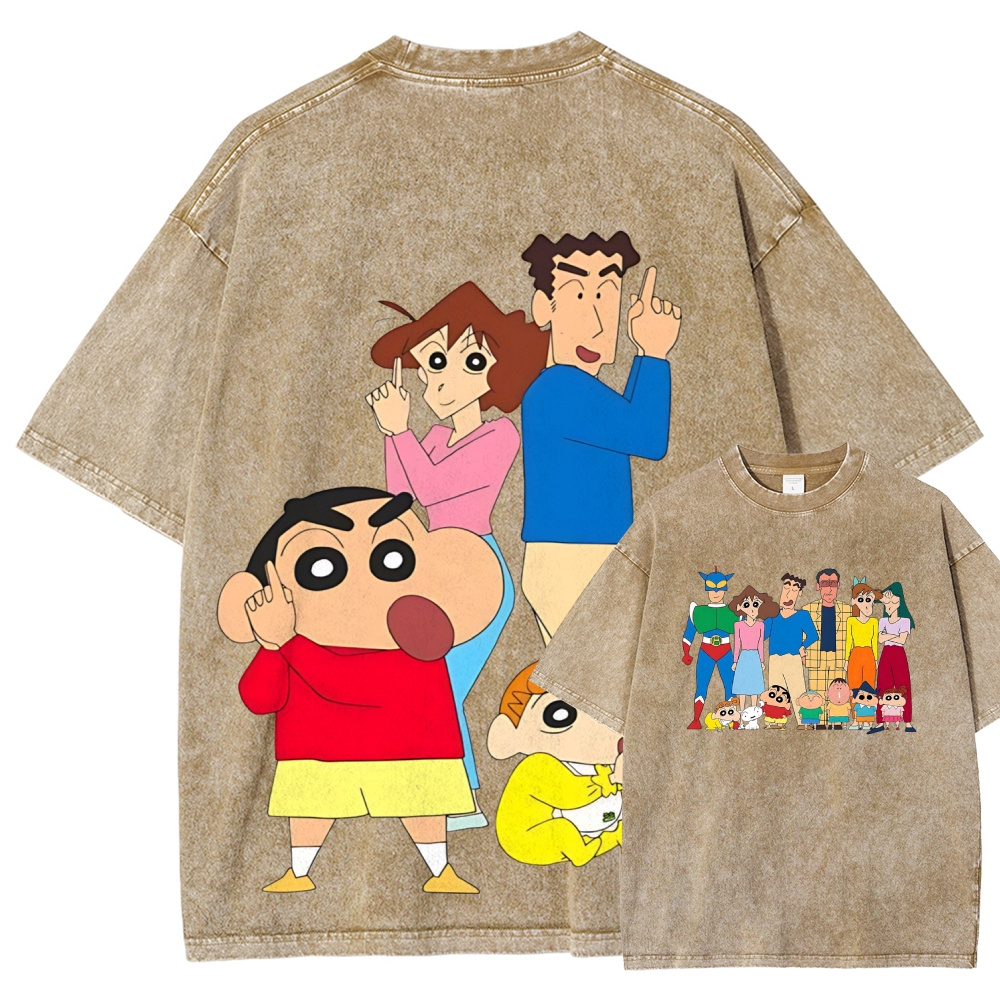 Crayon Shin-chan | Unisex Fit Washed T-Shirt