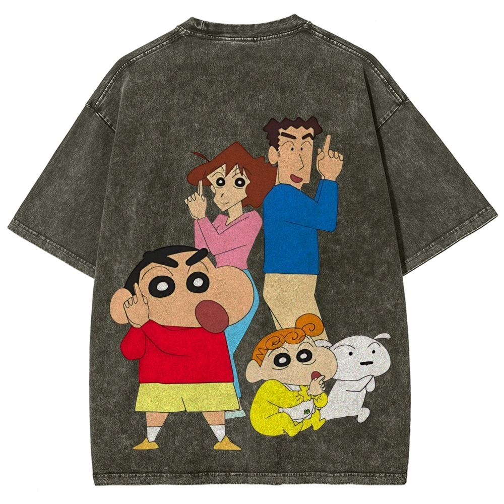 Crayon Shin-chan | Unisex Fit Washed T-Shirt