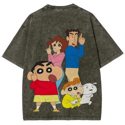 Crayon Shin-chan | Unisex Fit Washed T-Shirt