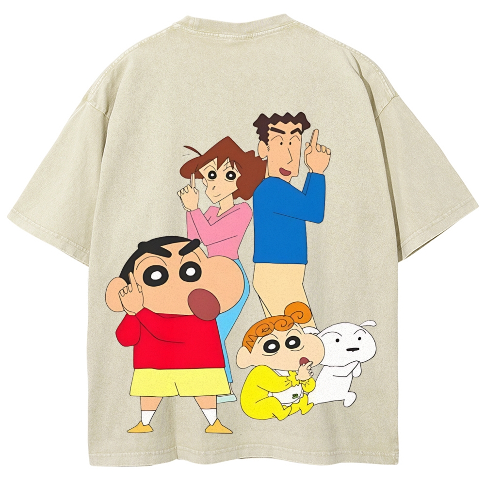 Crayon Shin-chan | Unisex Fit Washed T-Shirt