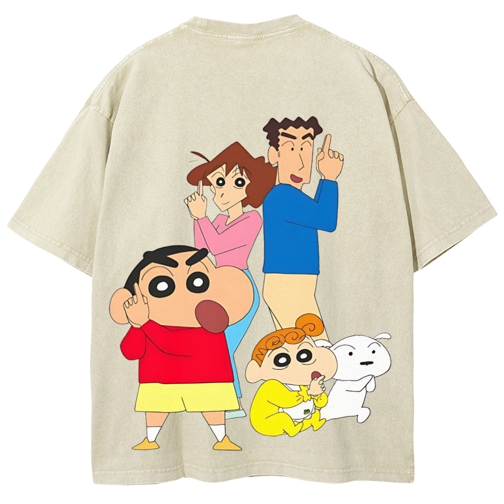 Crayon Shin-chan | Unisex Fit Washed T-Shirt