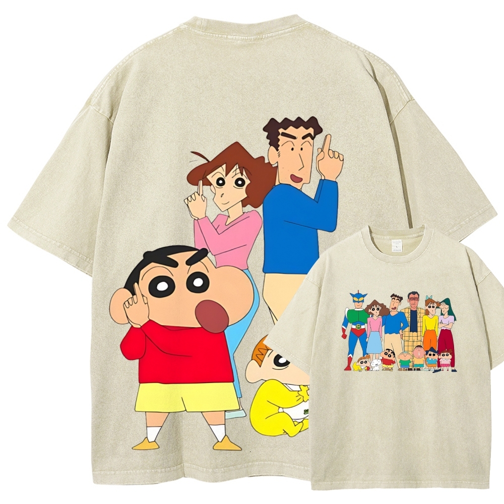 Crayon Shin-chan | Unisex Fit Washed T-Shirt