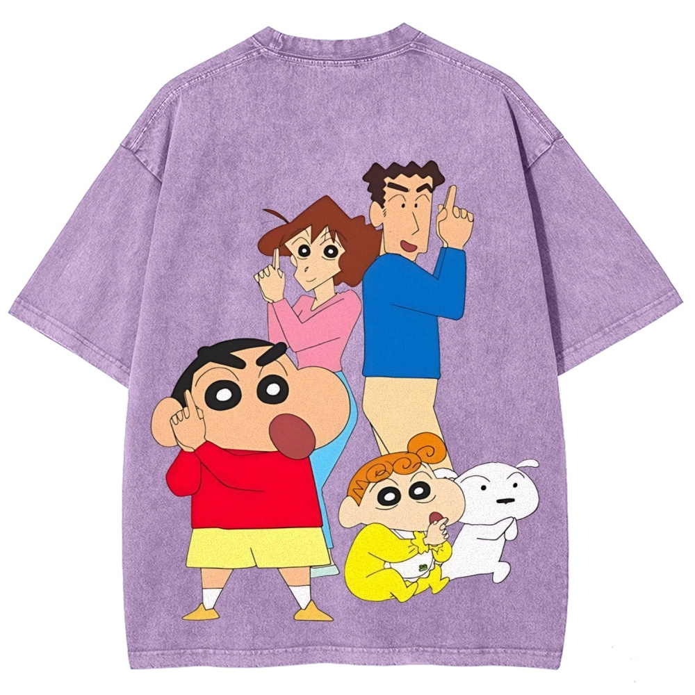 Crayon Shin-chan | Unisex Fit Washed T-Shirt