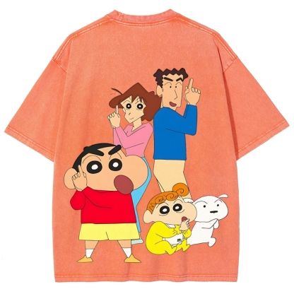 Crayon Shin-chan | Unisex Fit Washed T-Shirt