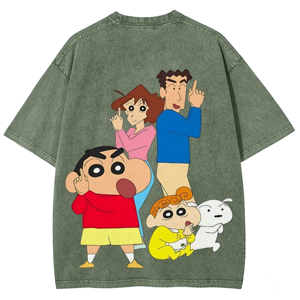 Crayon Shin-chan | Unisex Fit Washed T-Shirt