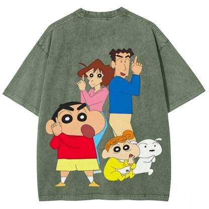Crayon Shin-chan | Unisex Fit Washed T-Shirt