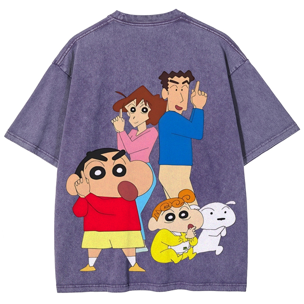 Crayon Shin-chan | Unisex Fit Washed T-Shirt