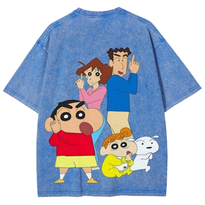 Crayon Shin-chan | Unisex Fit Washed T-Shirt
