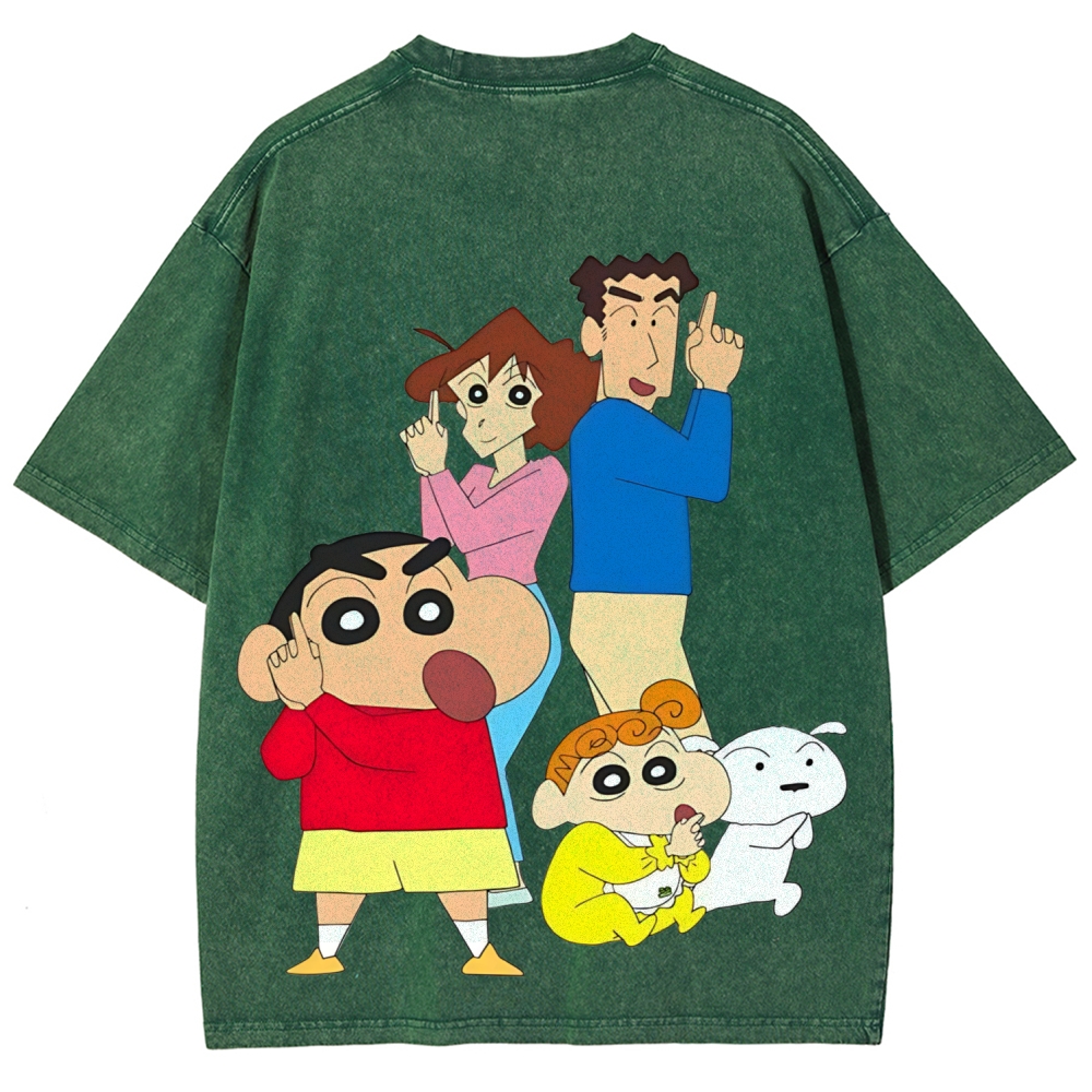 Crayon Shin-chan | Unisex Fit Washed T-Shirt