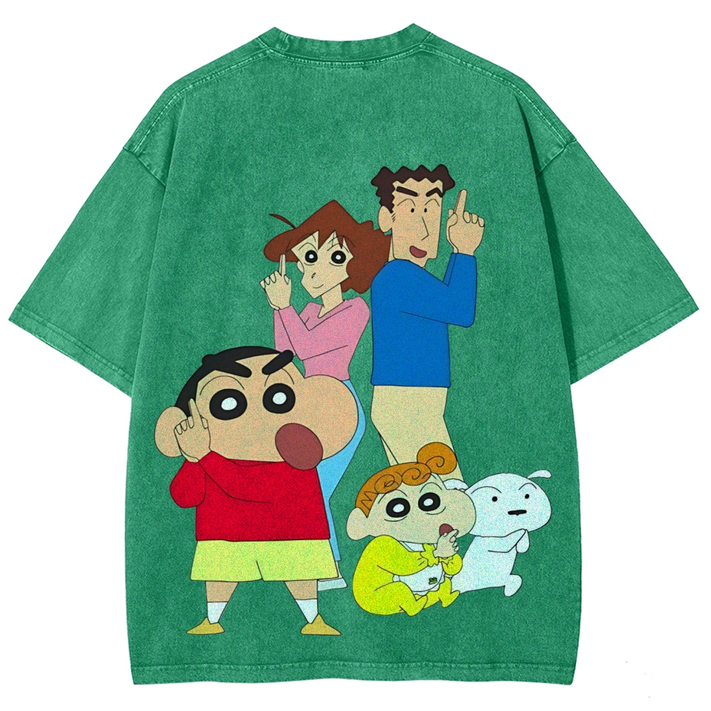 Crayon Shin-chan | Unisex Fit Washed T-Shirt