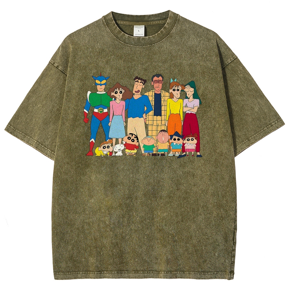 Crayon Shin-chan | Unisex Fit Washed T-Shirt