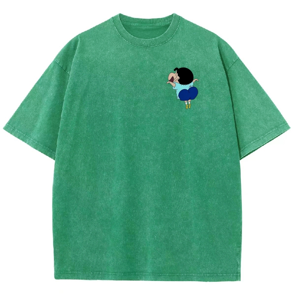 Crayon Shin-chan | Unisex Fit Washed T-Shirt 2601017554
