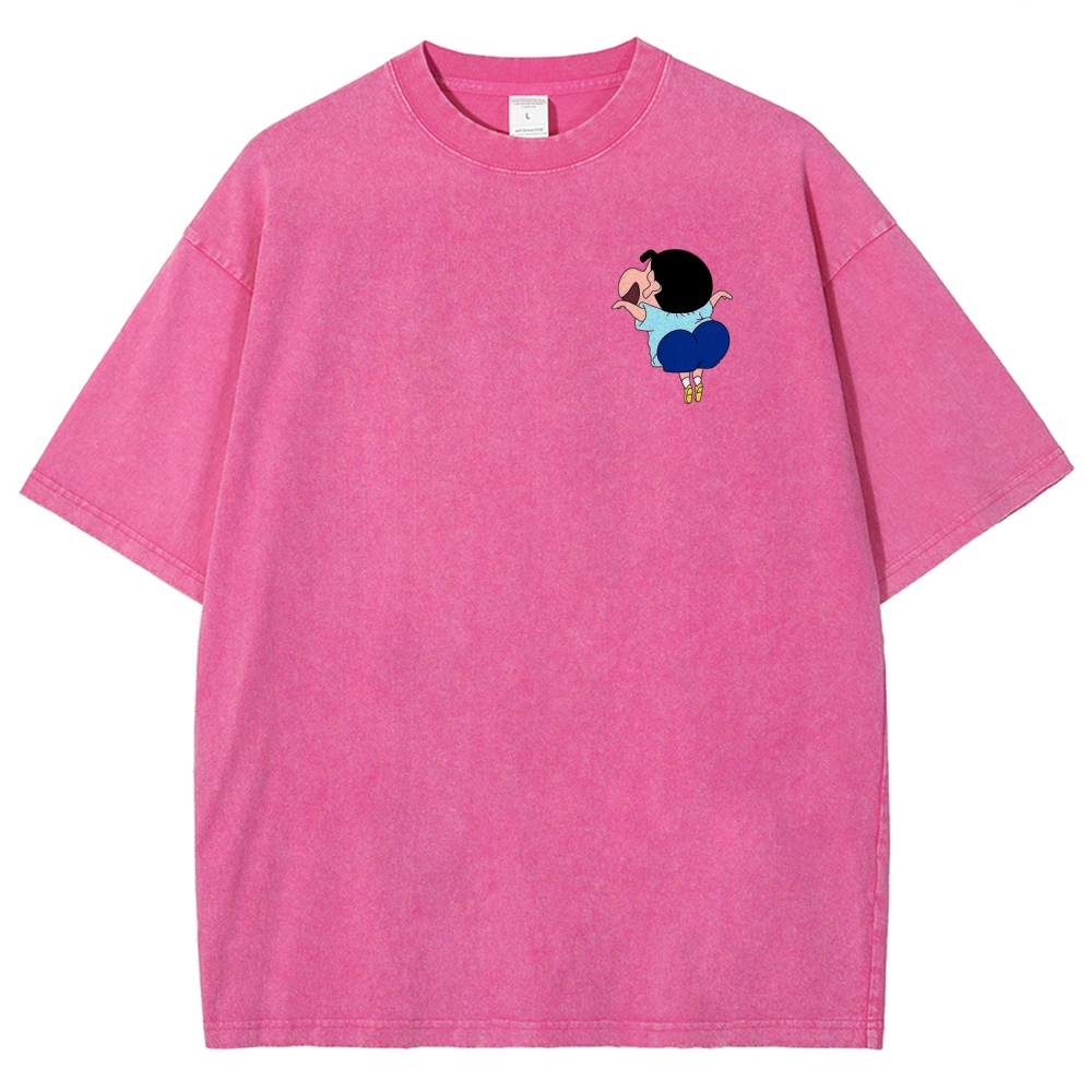 Crayon Shin-chan | Unisex Fit Washed T-Shirt 2601017554