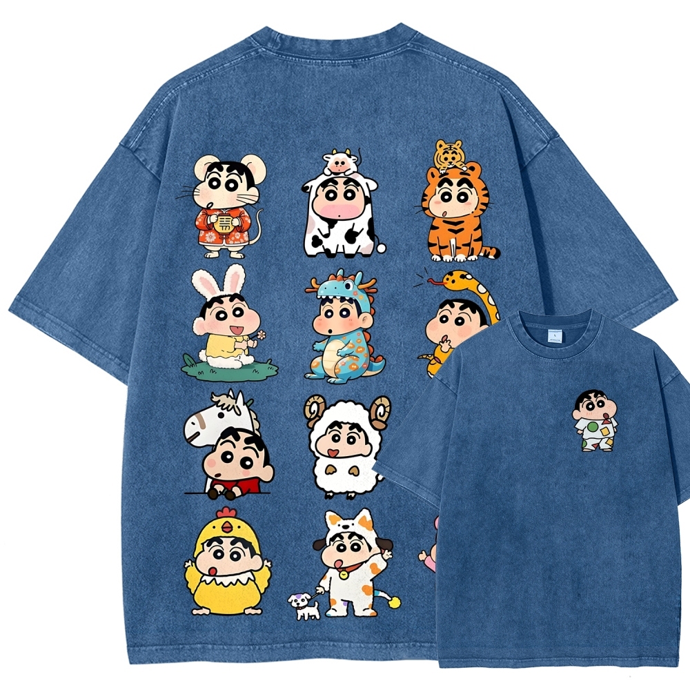 Crayon Shin-chan | Unisex Fit Washed T-Shirt