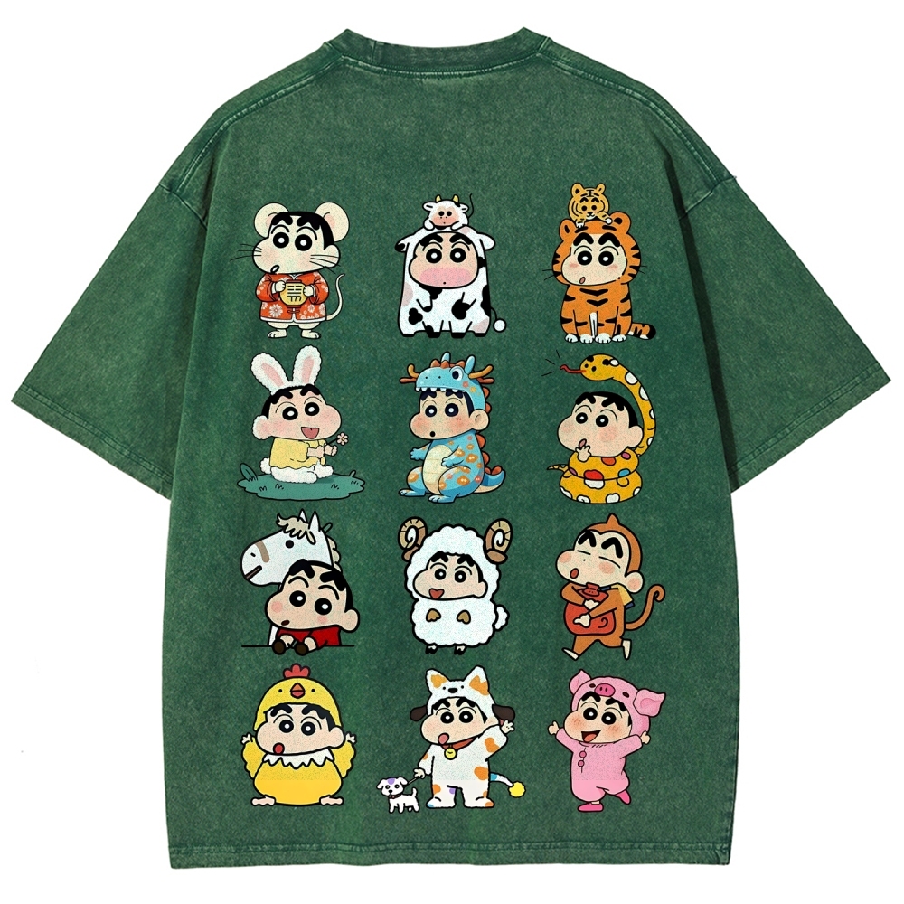 Crayon Shin-chan | Unisex Fit Washed T-Shirt