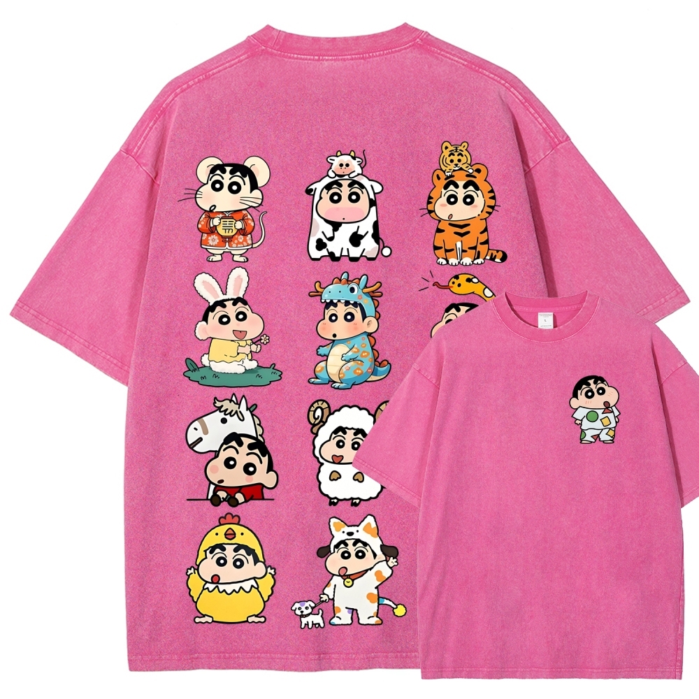 Crayon Shin-chan | Unisex Fit Washed T-Shirt