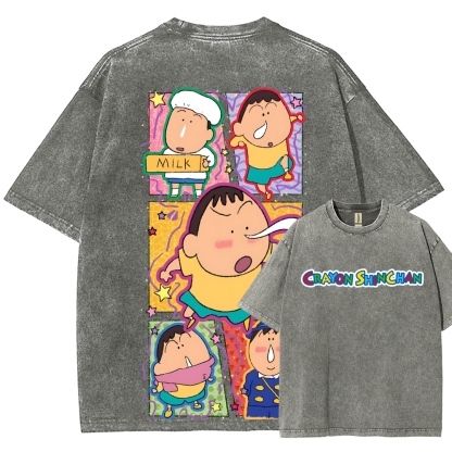 Crayon Shin-chan | Unisex Fit Washed T-Shirt