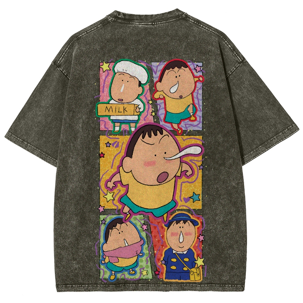 Crayon Shin-chan | Unisex Fit Washed T-Shirt