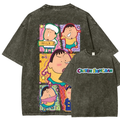 Crayon Shin-chan | Unisex Fit Washed T-Shirt