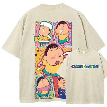 Crayon Shin-chan | Unisex Fit Washed T-Shirt