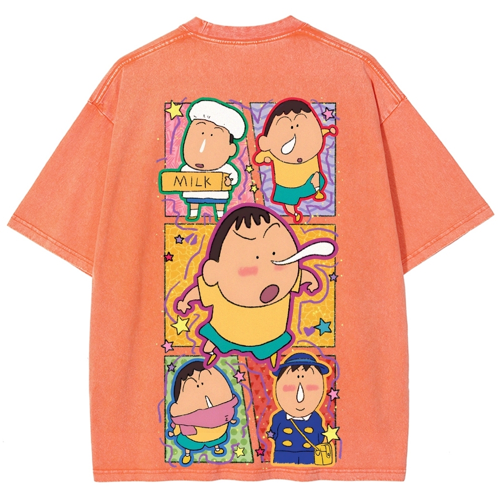 Crayon Shin-chan | Unisex Fit Washed T-Shirt