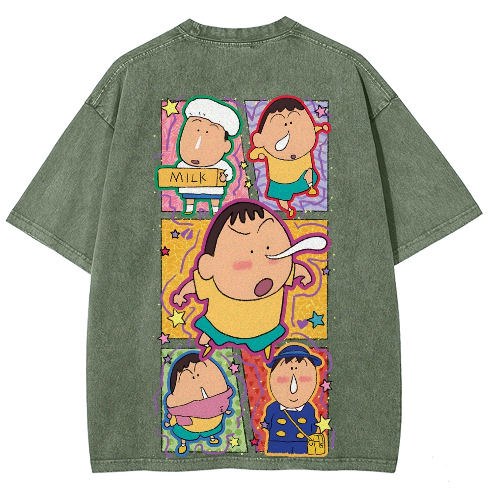 Crayon Shin-chan | Unisex Fit Washed T-Shirt