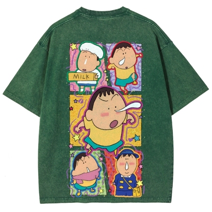 Crayon Shin-chan | Unisex Fit Washed T-Shirt