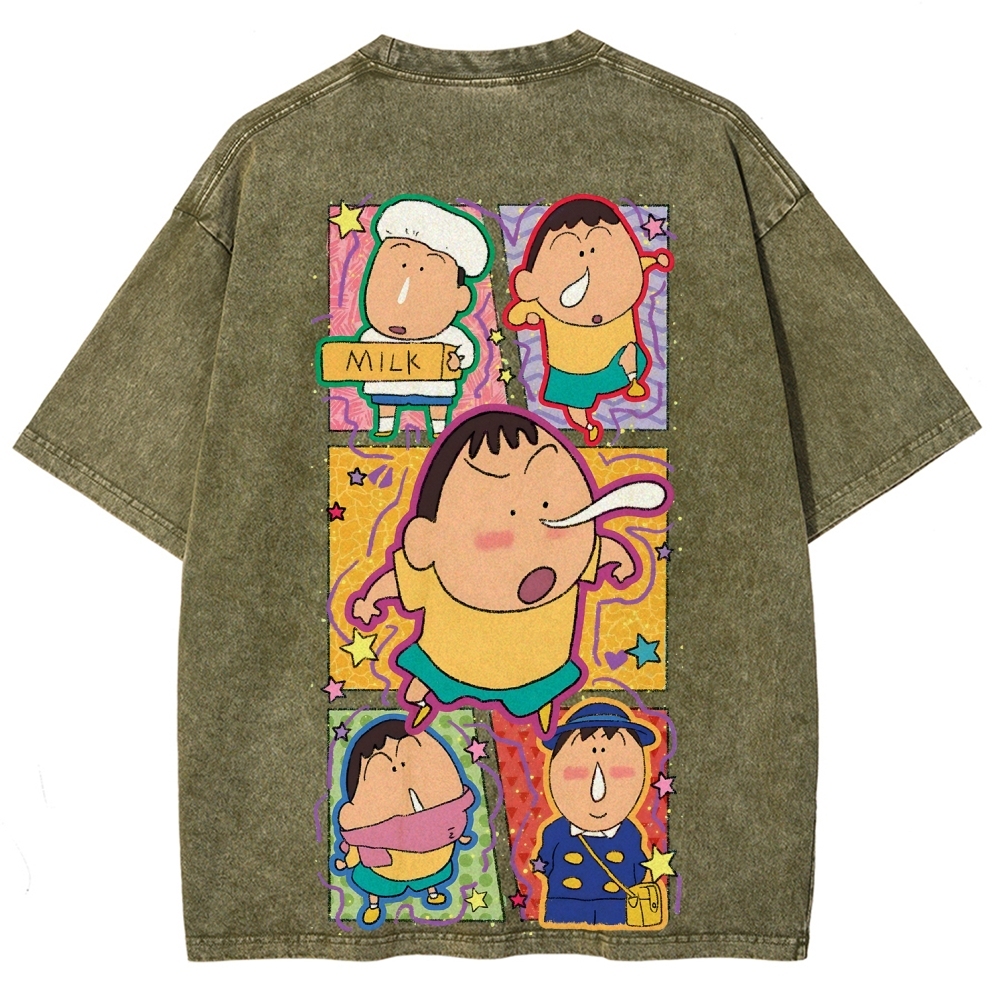 Crayon Shin-chan | Unisex Fit Washed T-Shirt