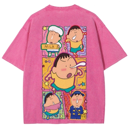 Crayon Shin-chan | Unisex Fit Washed T-Shirt