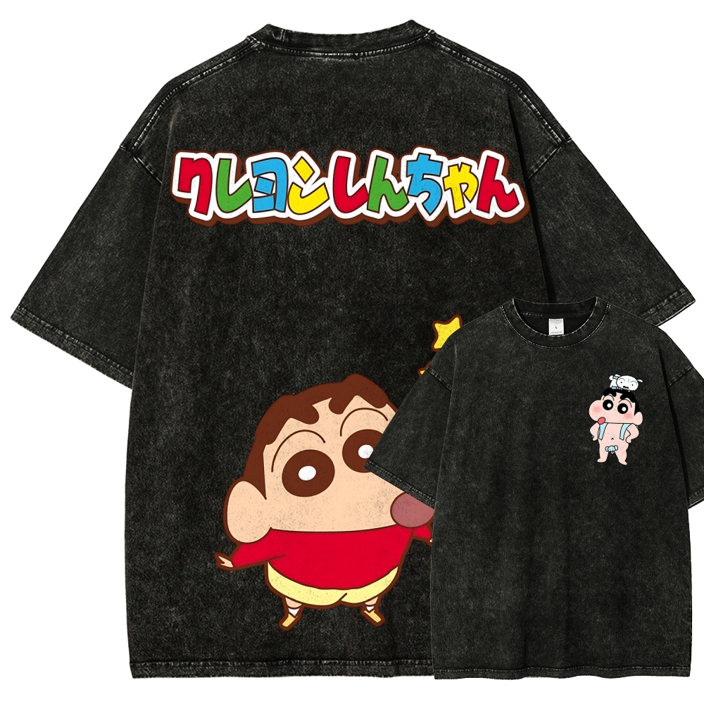 Crayon Shin-chan | Unisex Fit Washed T-Shirt